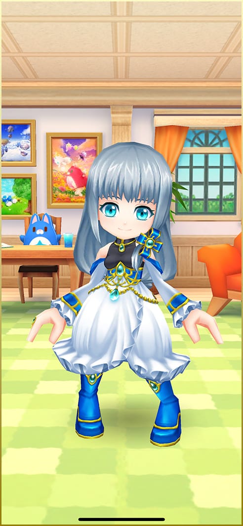 愛でルーム画面